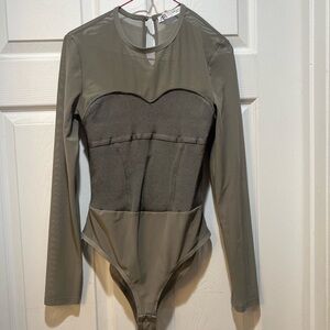 Zara Olive Bodysuit